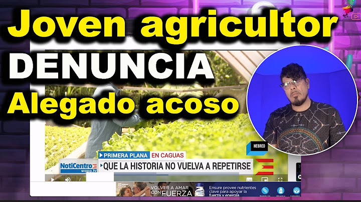 Joven agricultor denuncia alegado acoso por parte de un vecino