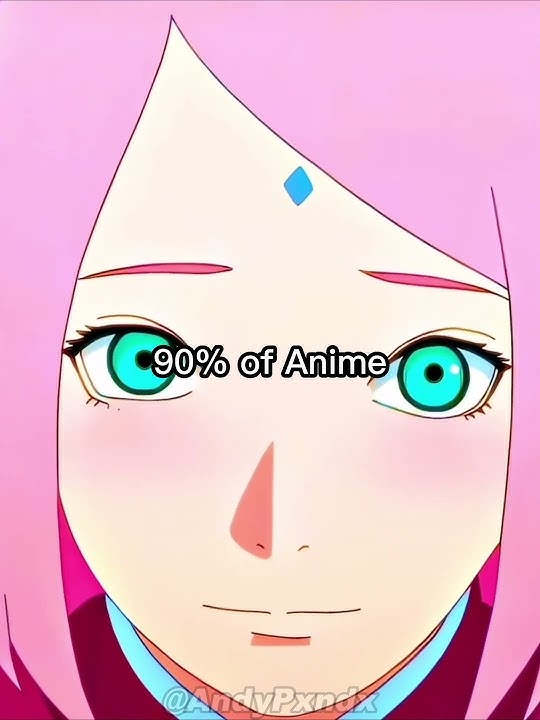 90% of anime moments vs 10%