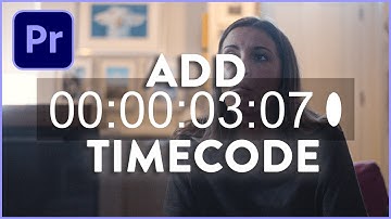 How to Quickly Add Timecode to your footage inside premiere pro 2020