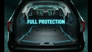 AutoPals Complete Floor & Trunk Mat Set for Ford Explorer (2020-2026 6-Seat)