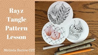 Rayz Tangle Lesson Pattern # 263