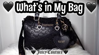 WHAT'S IN MY BAG | 🖤BLACK JUICY COUTURE BAG🖤