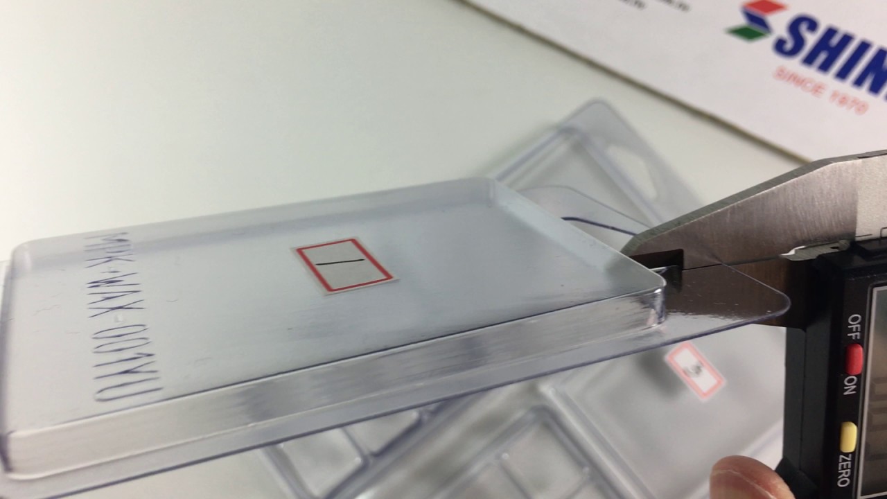 6 cavity wax clamshell molds tested by electronic measurement tools 1