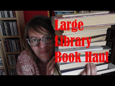 Large Library Book Haul