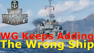 World of Warships- Wargaming Keeps Adding In The Wrong Ship