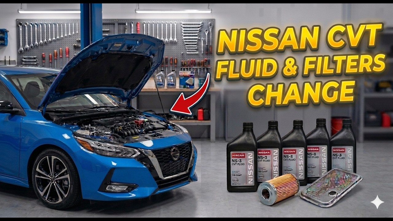 🔧Change Your NISSAN CVT NS3 FLUID and FILTERS | Make Your CVT