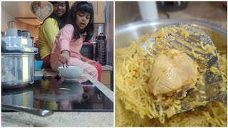 Tried the chocolate challenge with kids / Today's special lunch #tamilvlogs #family #biriyani #yt