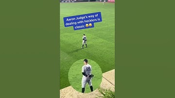 Aaron Judge hears you talking smack Judge 😂 #shorts