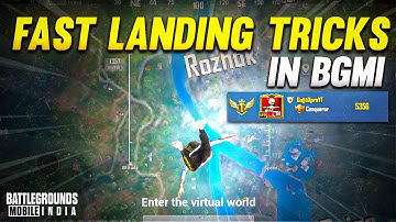 Fastest Landing Tips & Tricks In BGMI🇮🇳SAMSUNG A3,A5,A6,A7,J2,J5,J7,S5,S7,59,A10,A20,A30,A50,A70