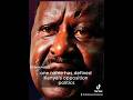 Raila Odinga The Enigma Of Kenyan Politics In 2 Minutes 