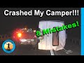 Rv crash | Towing Mistakes | Jack-knifed Camper | Travel Trailer Fishtailed | Totaled the Camper