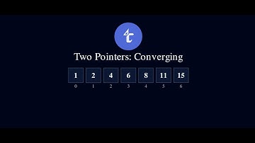 Two Pointers Converging Subpattern