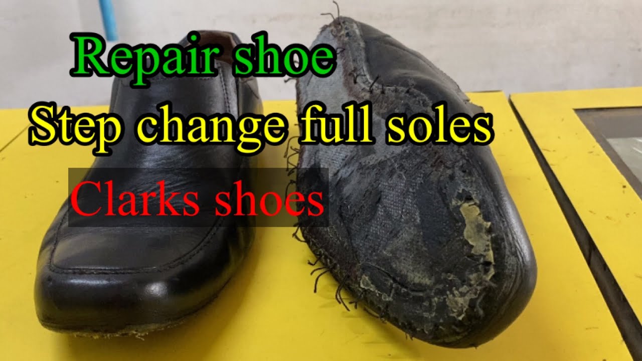 How to Glue Sole Back on Boot of Clarks Shoe?