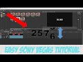 How to Animate Numbers & Customize them in Sony Vegas! (Number Counter in 2020)