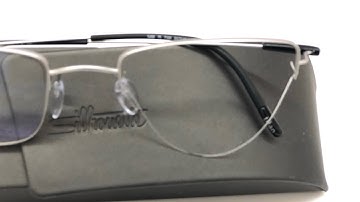 how to repair  semi rimless glasses broken string in urdu