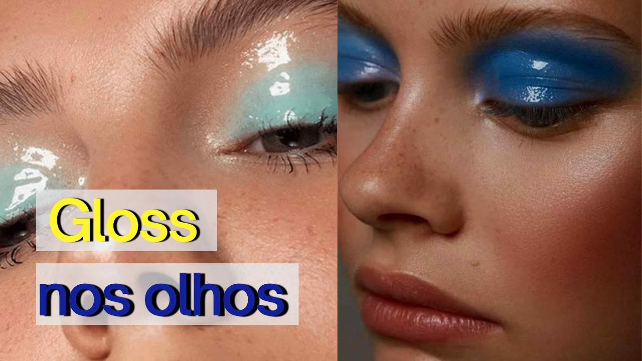 Gloss nos olhos fácil (glossy eye) COMO FAZER