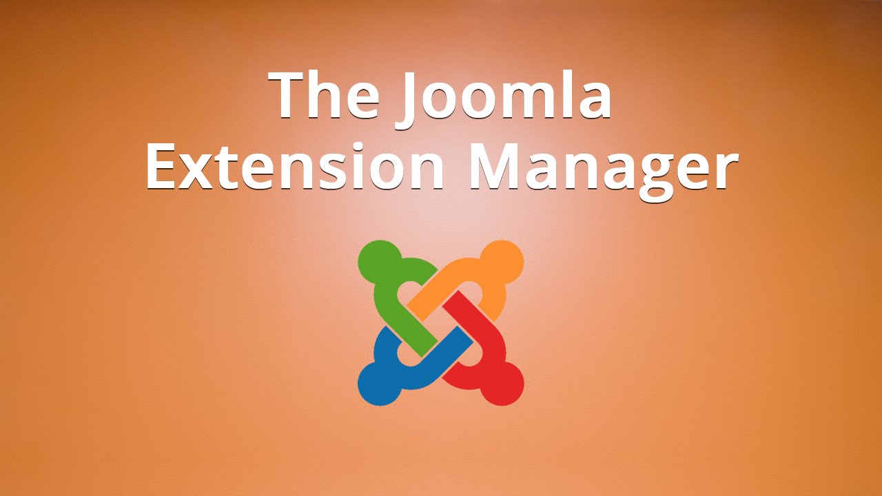 The Joomla Extension Manager