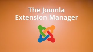 The Joomla Extension Manager