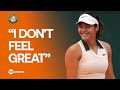 Emma Raducanu talks about 'struggling' through opening round 😓 | 2025 French Open 🇫🇷