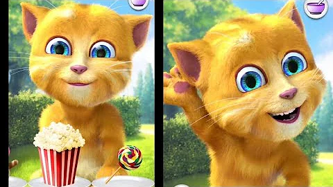 Video 10904761: talking ginger cat, talking ginger funny cat