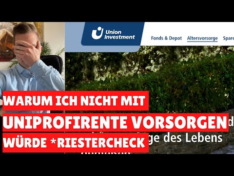 UNIPROFIRENTE = gute Riester Rente?