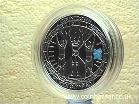 2012 Countdown to London £5 Silver Proof Piedfort Coin