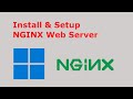 How to install and setup nginx in windows 11 2023