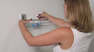 FL 0123787 Large Shower Caddy Chrome Installation Video 1   48205