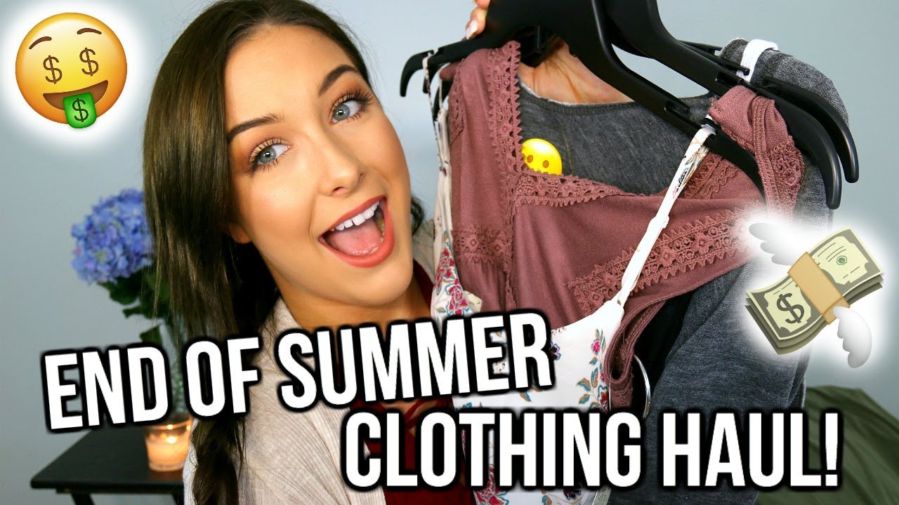 END OF SUMMER CLOTHING HAUL 2017!!