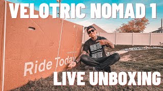 Velotric Nomad 1 FAT TIRE Electric Bike - UNBOXING, ASSEMBLY + Q&A LIVE