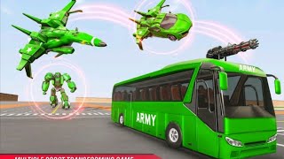 Army Bus Robot Car Game - Transforming Robot Games(Brave Jackals) android game screenshot 5