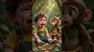 The Monkey Who Stole the Tears 😊🍌 #cartooncharacters #cartoonforkids #animatedcartoon