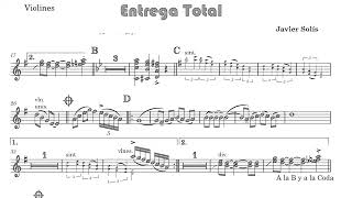 1. Entrega Total - Partitura para Violines