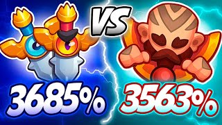 МЕЧИ vs МОНАХ | ENCHANTED SWORD vs MONK | Rush Royale PVP