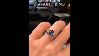 Diamonds International Blue Ceylon Sapphire Diamond Engagement Ring Diamond Sapphire Engagement Ring Diamonds International Diamond Engagement Rings