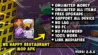 WE HAPPY RESTAURANT MOD APK [ NO PW ] || VERSI 2.8.6 screenshot 3