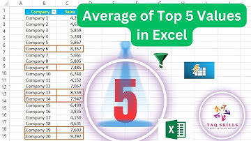 Excel Magic How to Calculate the Average of the Top 5 Values in Excel