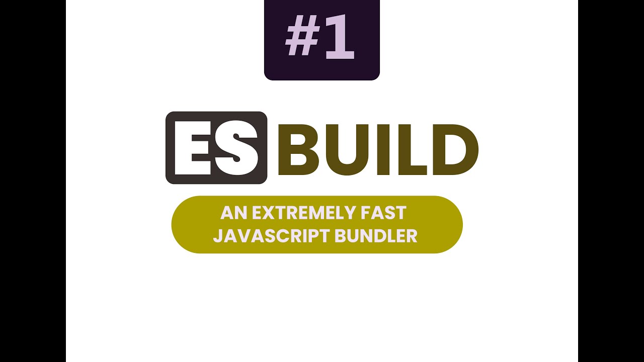 Esbuild fastest bundler configuration and watch changes - YouTube