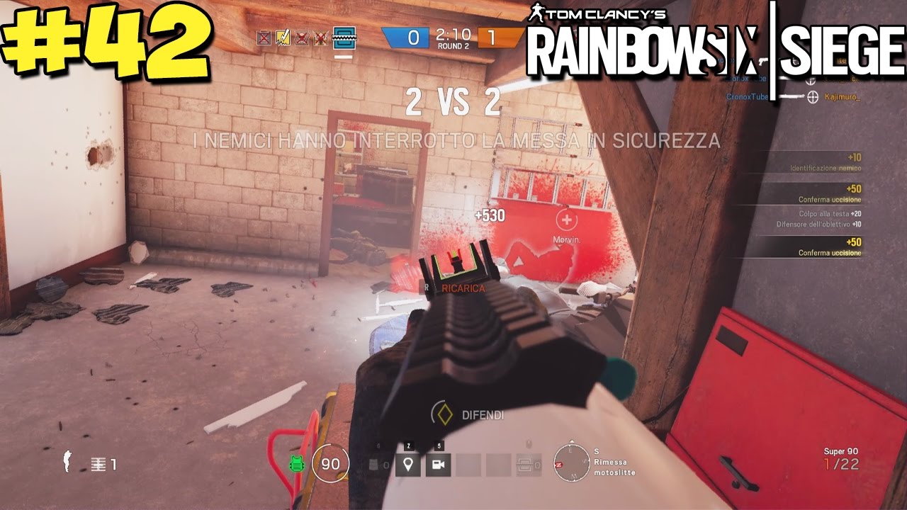 [R6S] Road to DIAMOND ITA #42 - Quadruple Kill Con Frost - YouTube