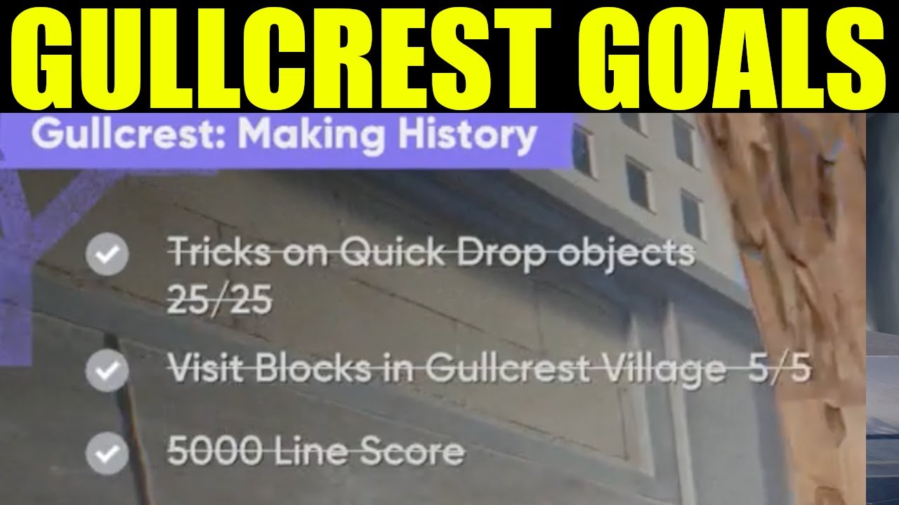 Gull Blocks Skate 4 - How to visit blocks in gullcrest | tricks on quick drop ...
