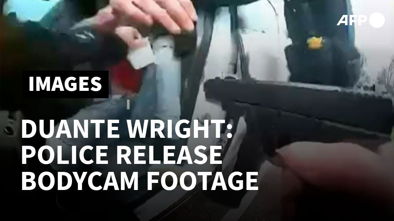 Daunte Wright shooting: bodycam footage released by police | AFP