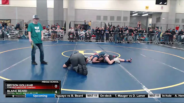 Middle School 102 Bryson Gollihar Punisher Wrestli...