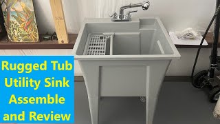 Rugged Tub Utility Sink for Machine Shop