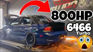 800hp 6466 Turbo street powered Evo 8