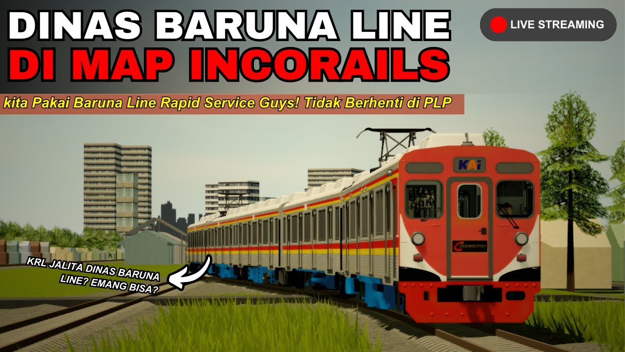DINAS BARUNALINE DI INCORAILS PAKAI KRL JALITA [Roblox Incorails] - YouTube