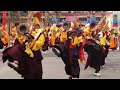  ymbals dance today at namdroling monastery 