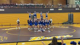 Centerville Bulldogs, 5th & 6th grade cheerleading. Cheer dance competition.
