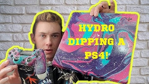 HYDRO Dipping A PS4!!🎨🎮