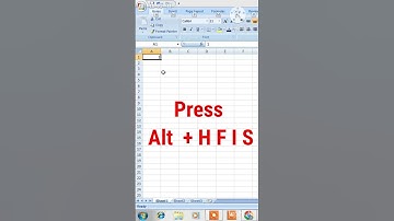Excel Tips | Quickly Fill Series of Numbers in a Few Seconds Fill Command