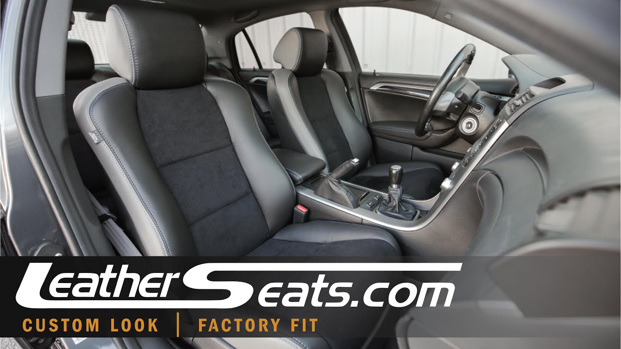 2004 2008 Acura Tl Base Seats Custom Leather Interior Upholstery Leatherseats Com